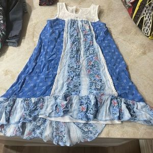 Crochet Patched Dress